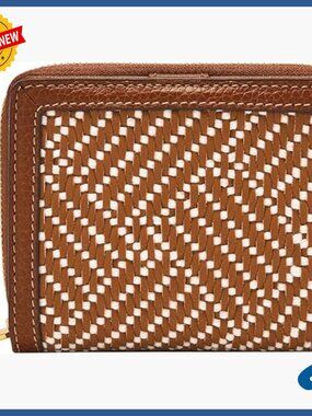 Genuine Leather Bifold Wallet with RFID Protection, 9 Compartments